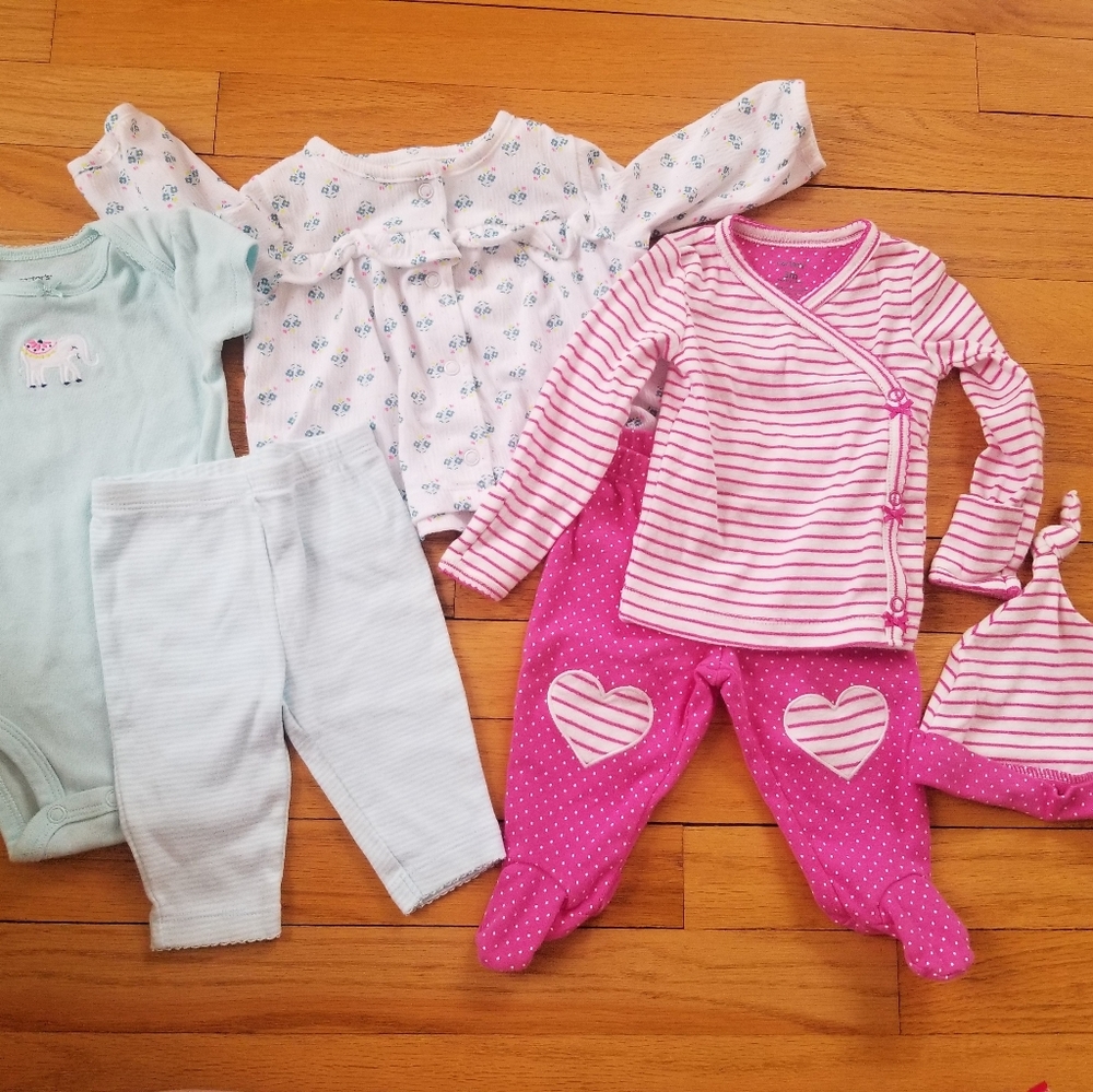 2 Carter's Matching Outfits Size 3 months